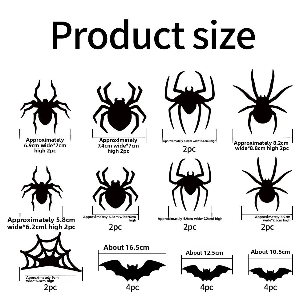 Spider and Bat LED Decoration